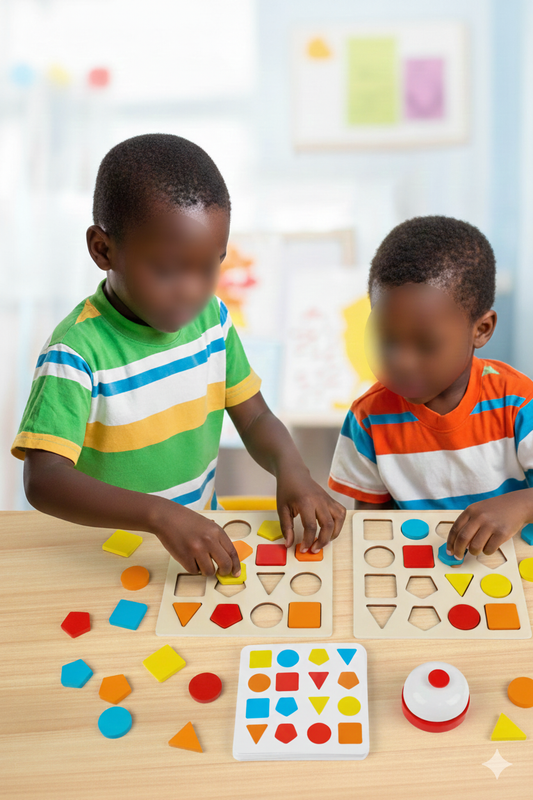 Jeu éducatif anti-écran – Apprentissage des formes et des couleurs pour enfants(2–6 ans)