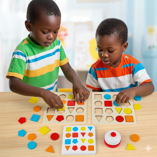 Jeu éducatif anti-écran – Apprentissage des formes et des couleurs pour enfants(2–6 ans)