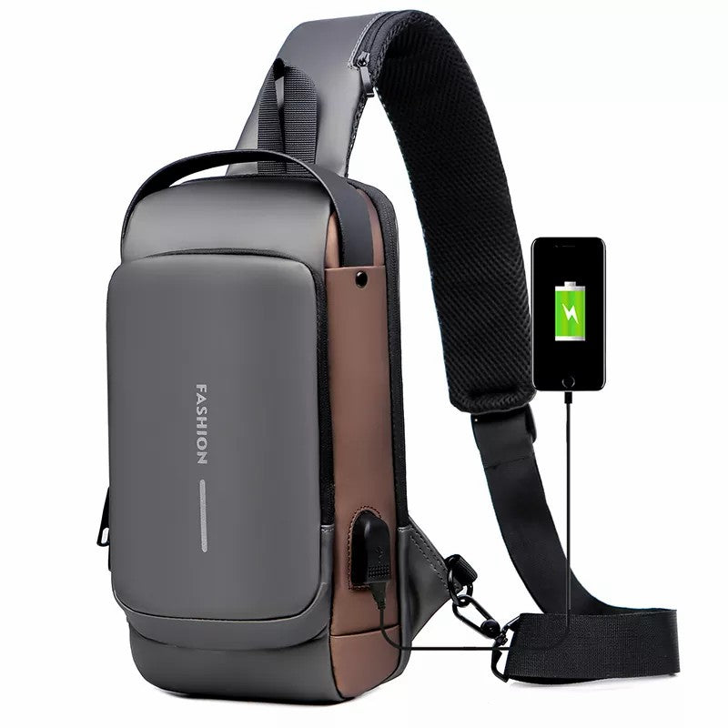 Sac Bandoulière Multifonctionnel Anti-Vol & Imperméable