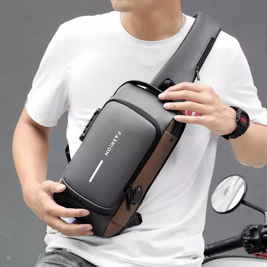Sac Bandoulière Multifonctionnel Anti-Vol & Imperméable